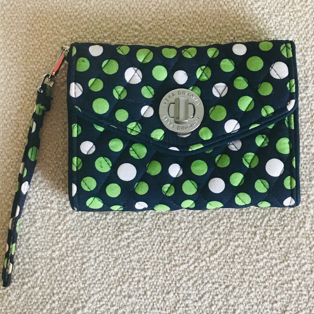 Vera Bradley wristlet wallet.